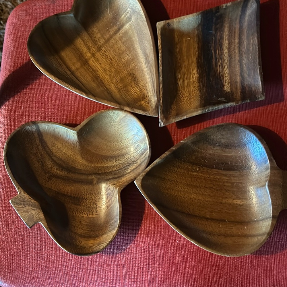 MCM Made in Philippines SPADE, HEART,CLUB and DIAMOND Snack bowls.